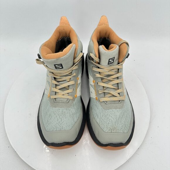 Salomon Outpulse Mid GoreTex Women Size 5 415938 Grey Iron Ebony Hiking Shoes - Picture 3 of 12